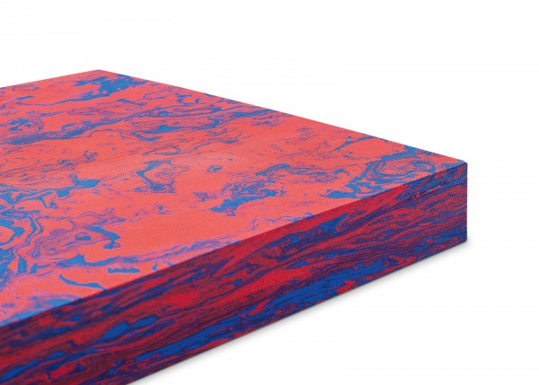 OP Fräsporo 40°Sh 35 mm batik rot/blau